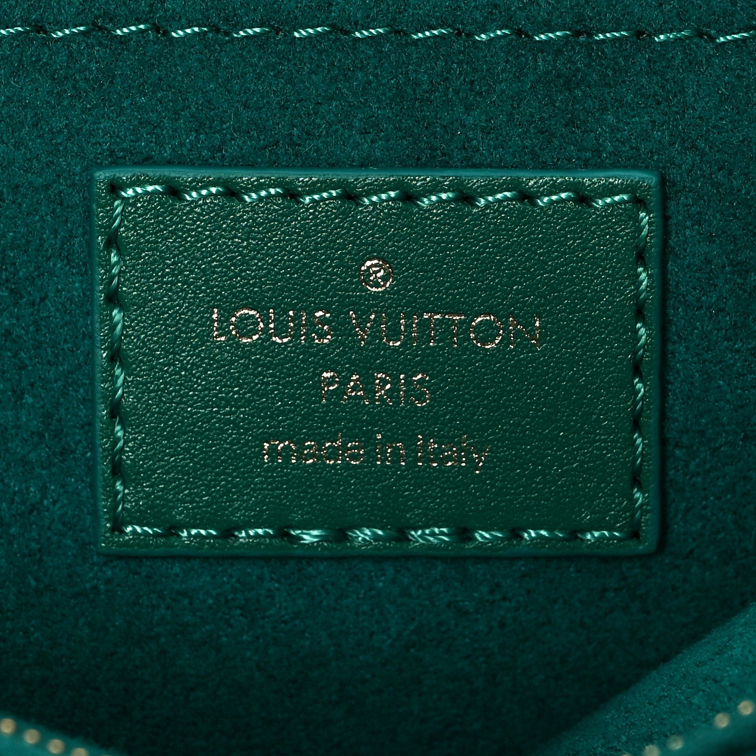 Louis Vuitton Calfskin New Wave Chain Bag MM NM Emerald 8 of 11