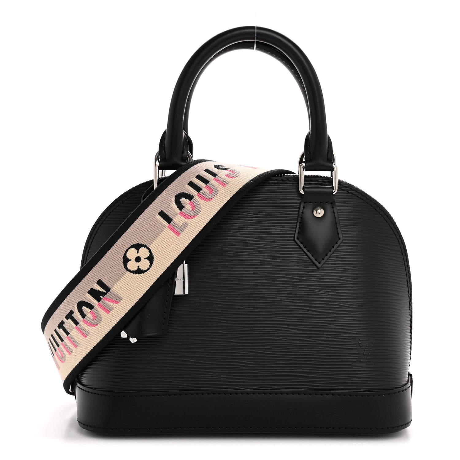 Louis Vuitton Epi Jacquard Alma BB Black 1 of 11