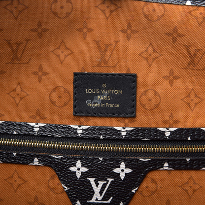 Louis Vuitton Monogram Giant Crafty Neverfull MM Creme Caramel 6 of 13