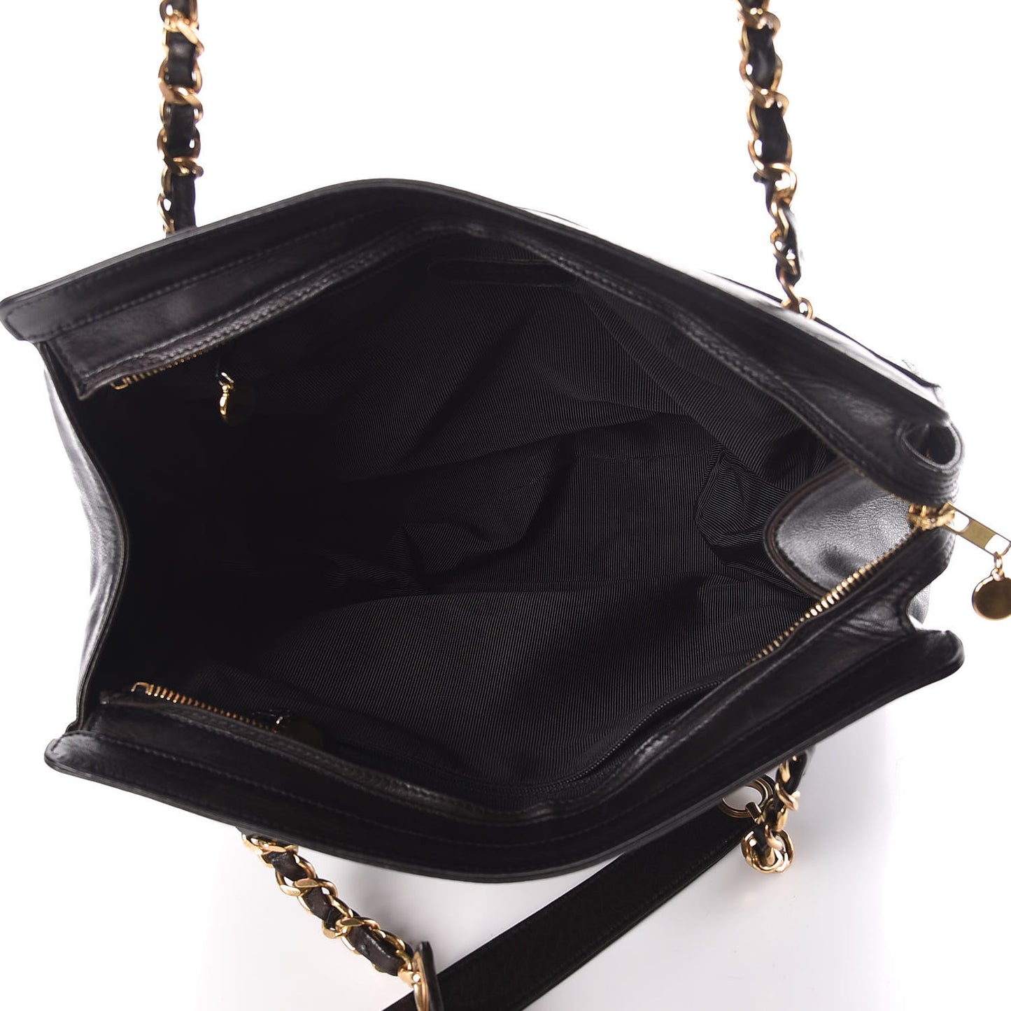 Lambskin CC Shoulder Bag Black