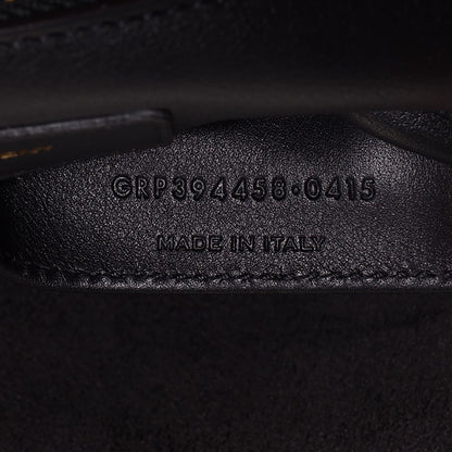 Saint Laurent Smooth Calfskin Medium Monogram Cabas Black 8 of 8