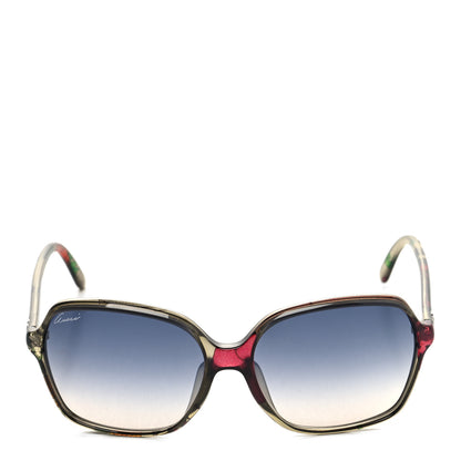 Gucci Round Floral Print Sunglasses GG3636 Green 2 of 7