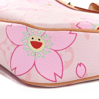 Louis Vuitton Monogram Cherry Blossom Pochette Accessories Pink 9 of 11
