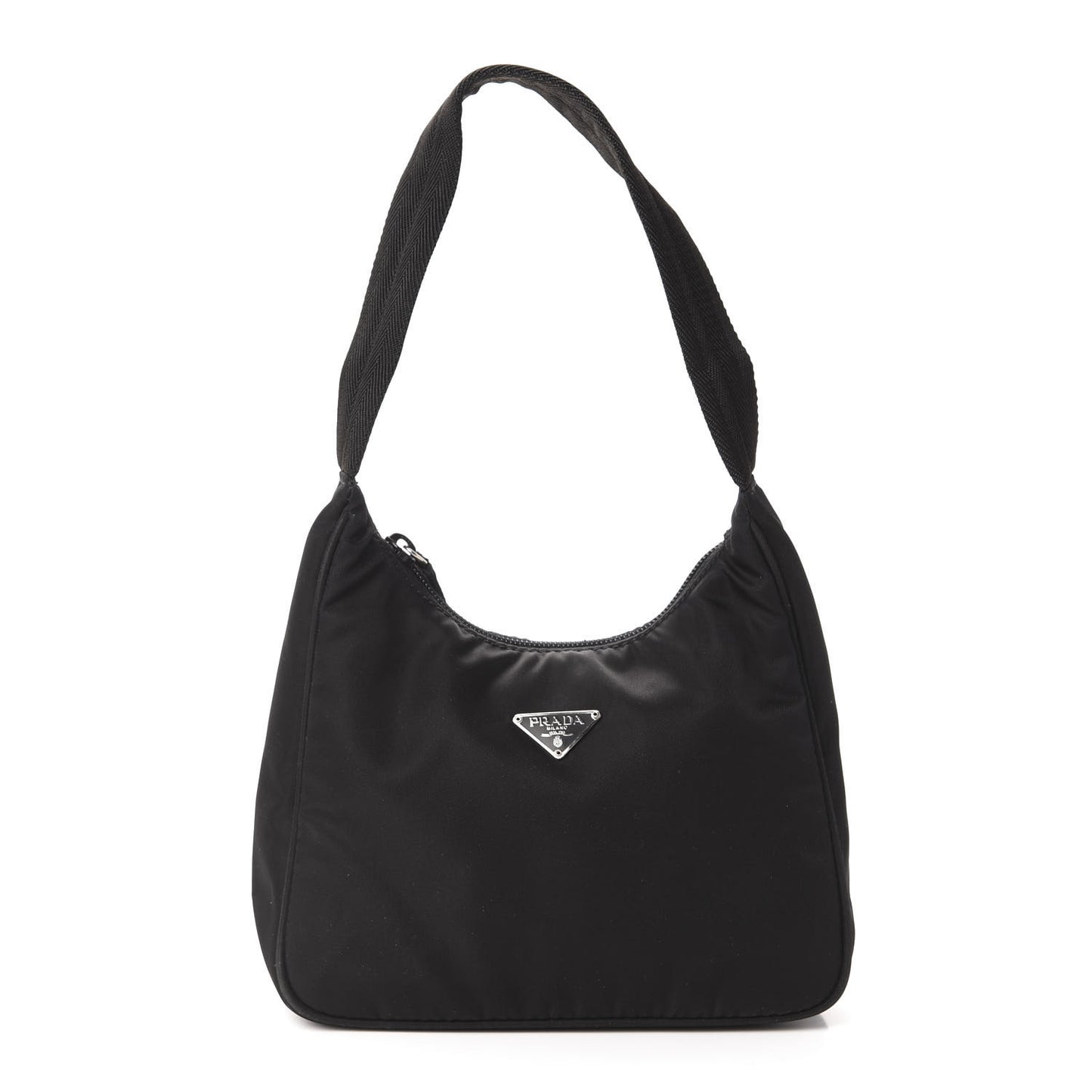 Tessuto Nylon Sport Shoulder Bag Black