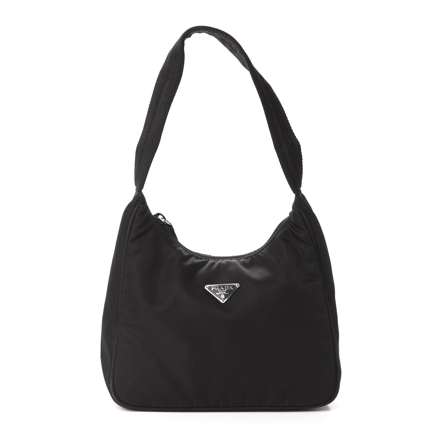 Prada Tessuto Nylon Sport Shoulder Bag Black 1 of 10