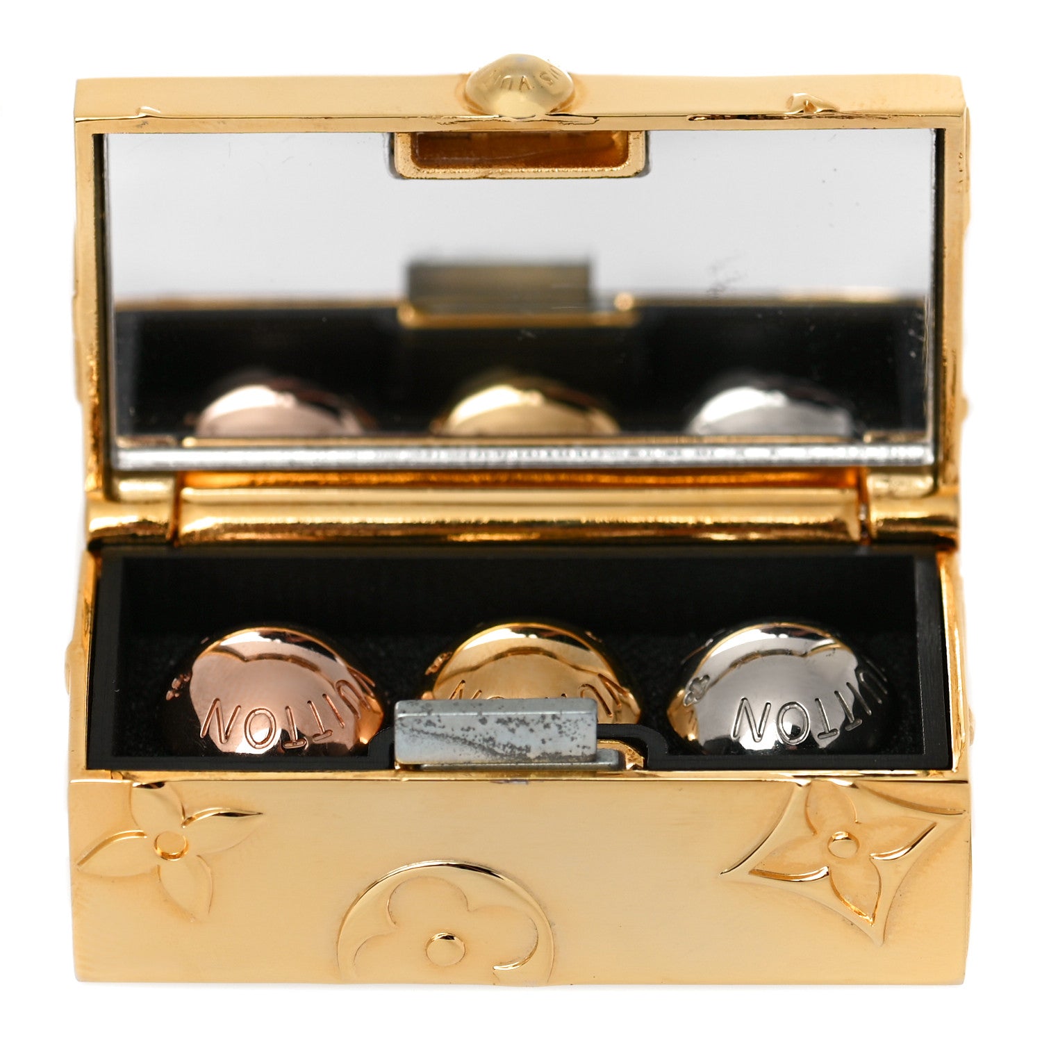 Louis Vuitton Metal Studdy Bracelet M Gold Rose Gold Silver 6 of 8