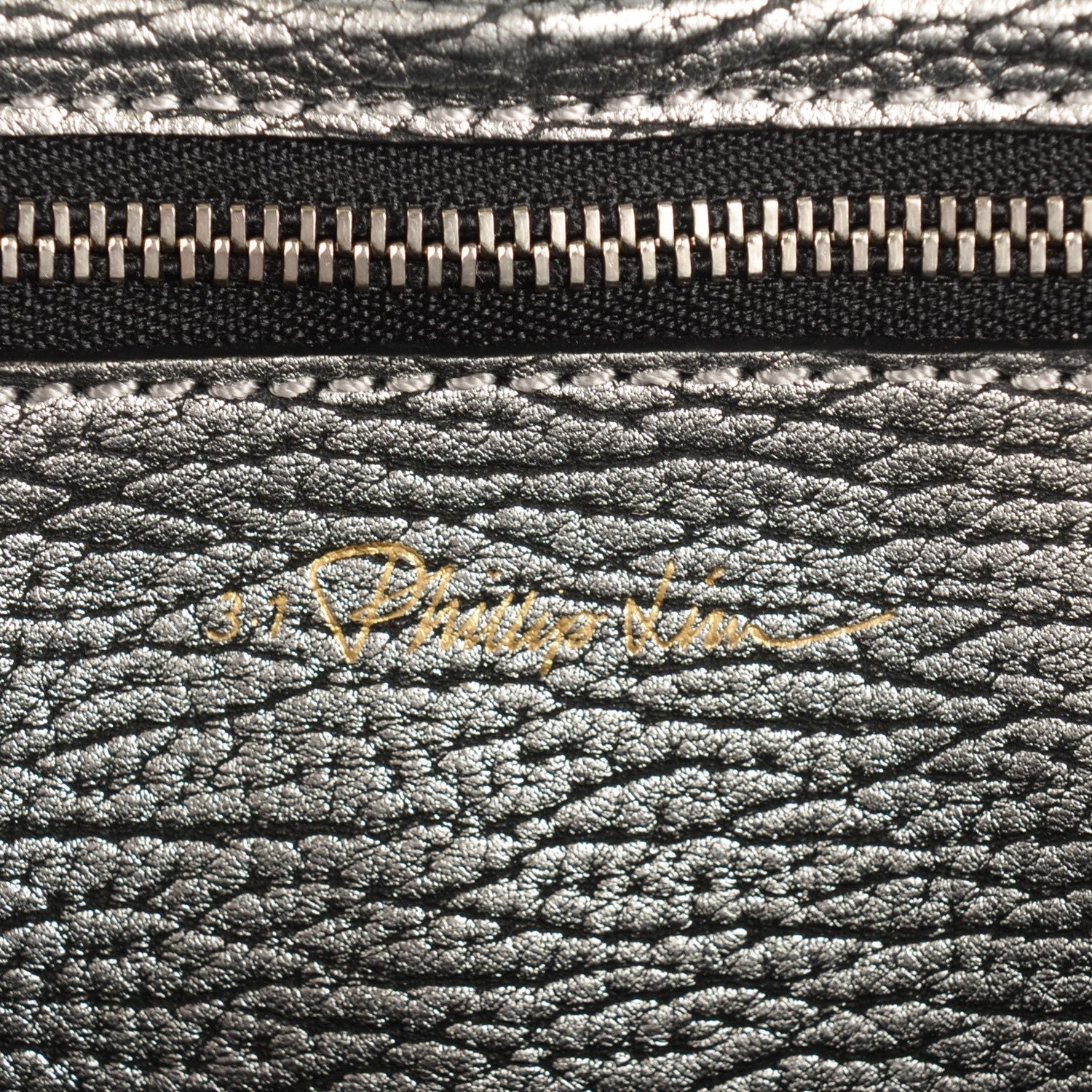 3.1 Phillip Lim 3.1 Textured Calfskin Medium Pashli Satchel Silver 8 of 11