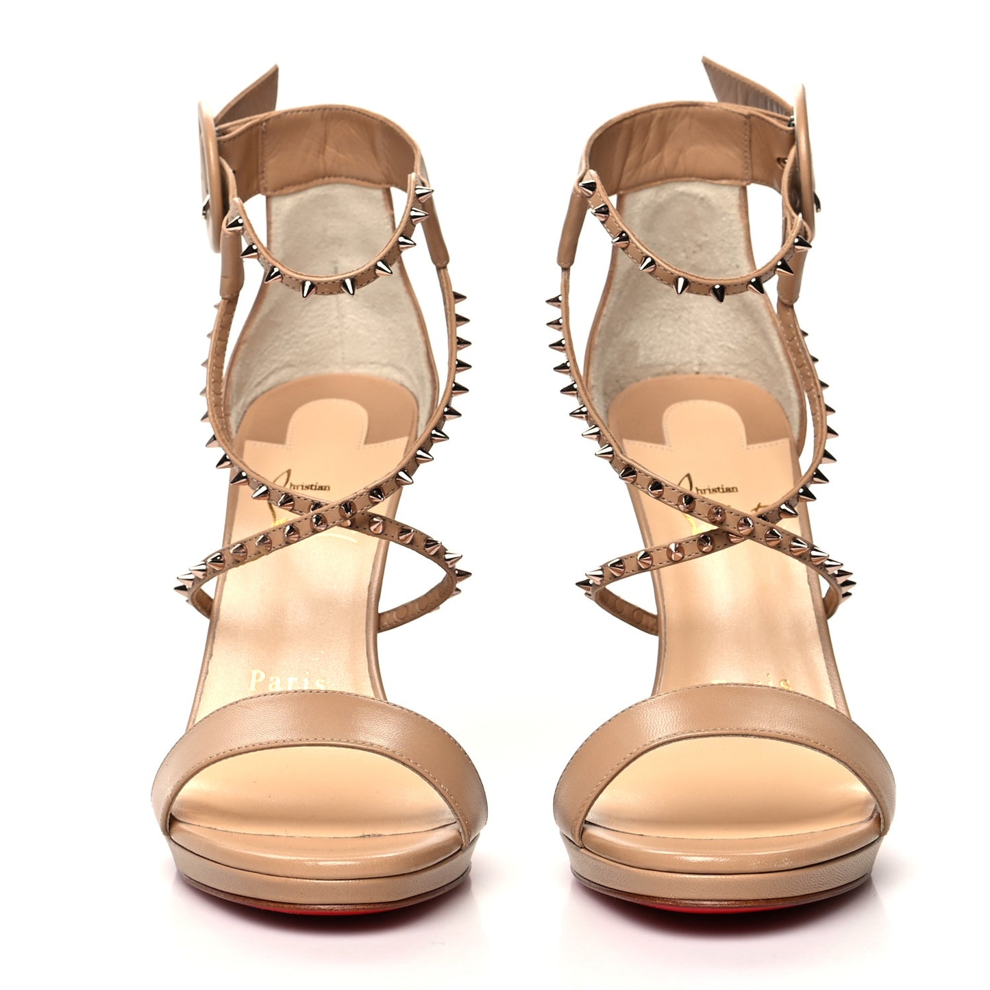 Kid Choca Lux 120 Sandals 36.5 Nude Pink Bronze