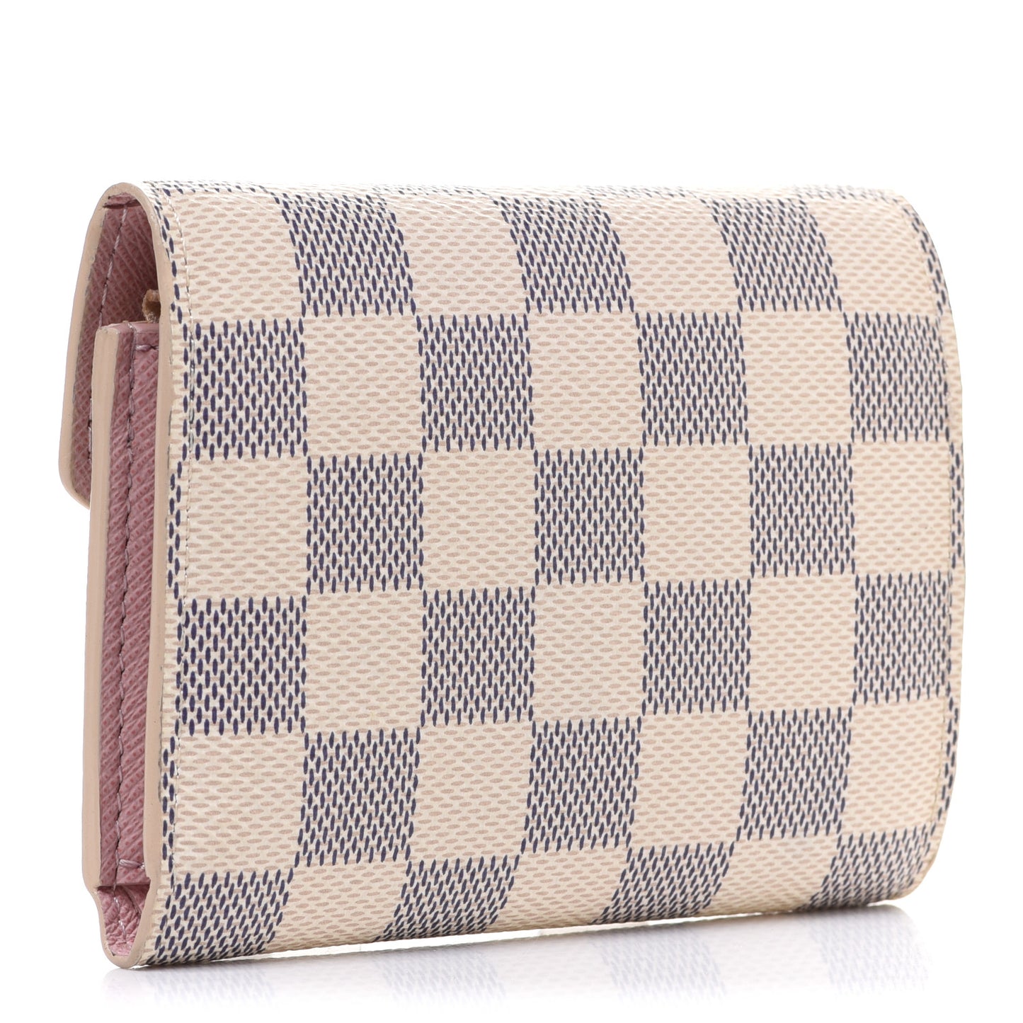 Damier Azur Victorine Wallet Rose Ballerine