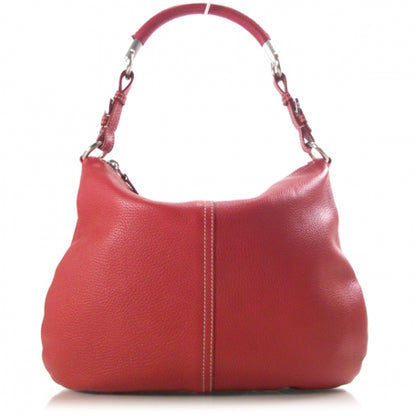 Prada Vitello Daino Shoulder Bag Rosso 1 of 11