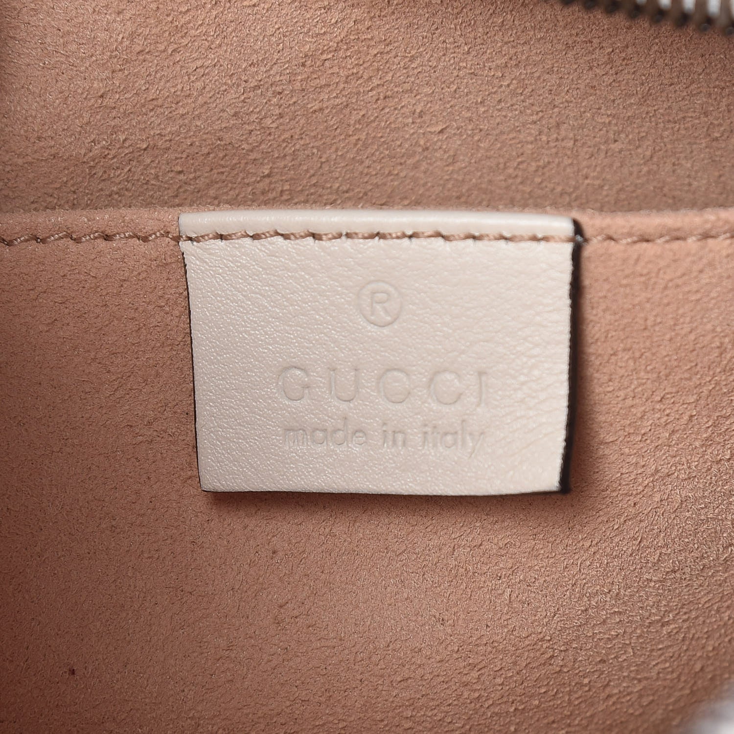 Gucci Calfskin Matelasse Trompe L'Oeil Print Small GG Marmont Chain Shoulder Bag White 6 of 9