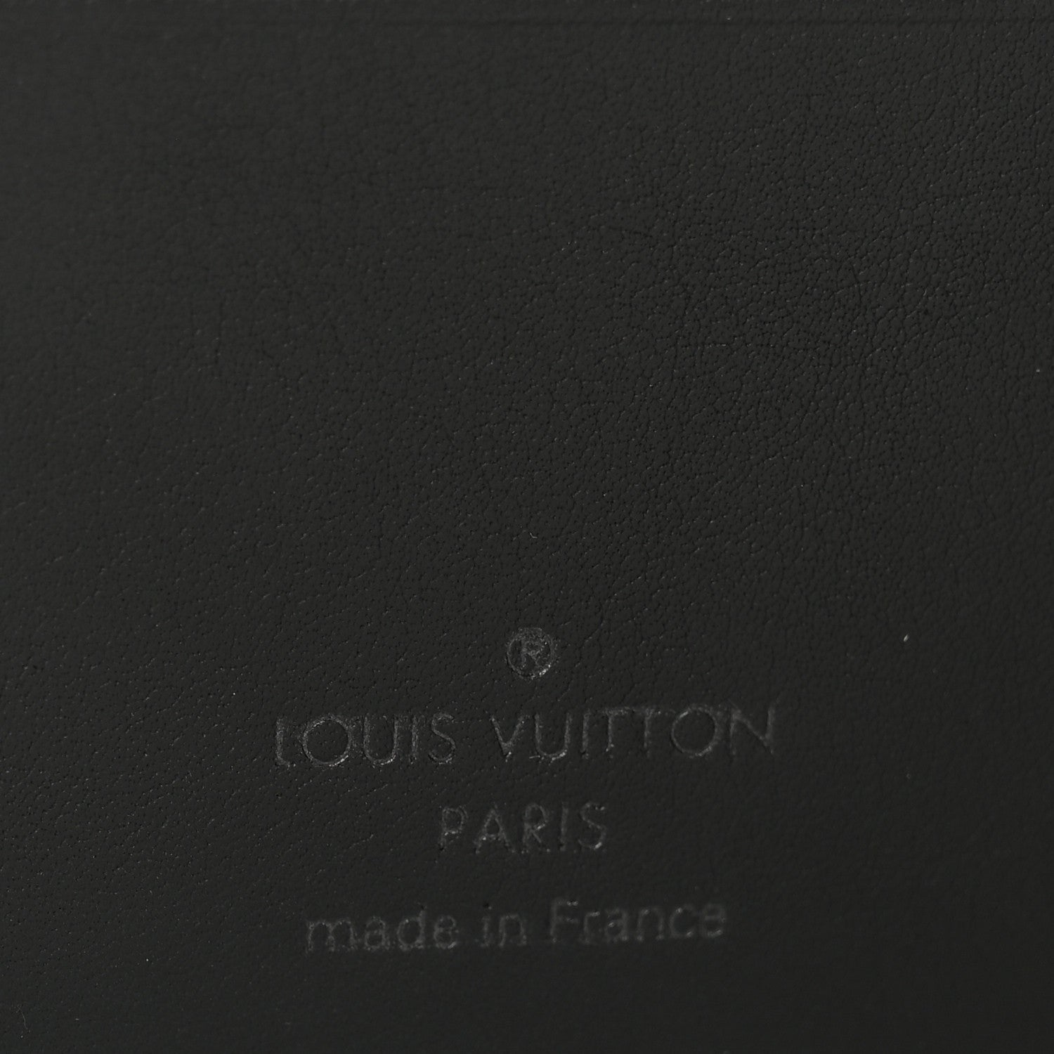 Louis Vuitton Grained Calfskin Aerogram Multiple Wallet Black 5 of 7