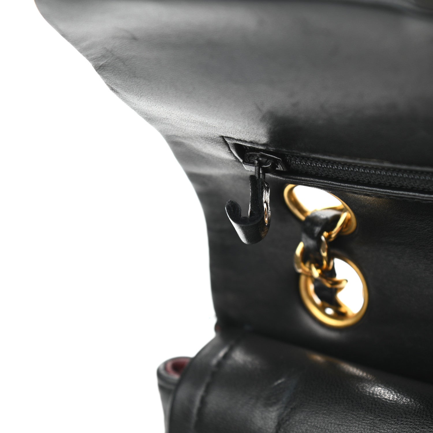 Chanel Lambskin Quilted Small Double Flap Black 14 of 18