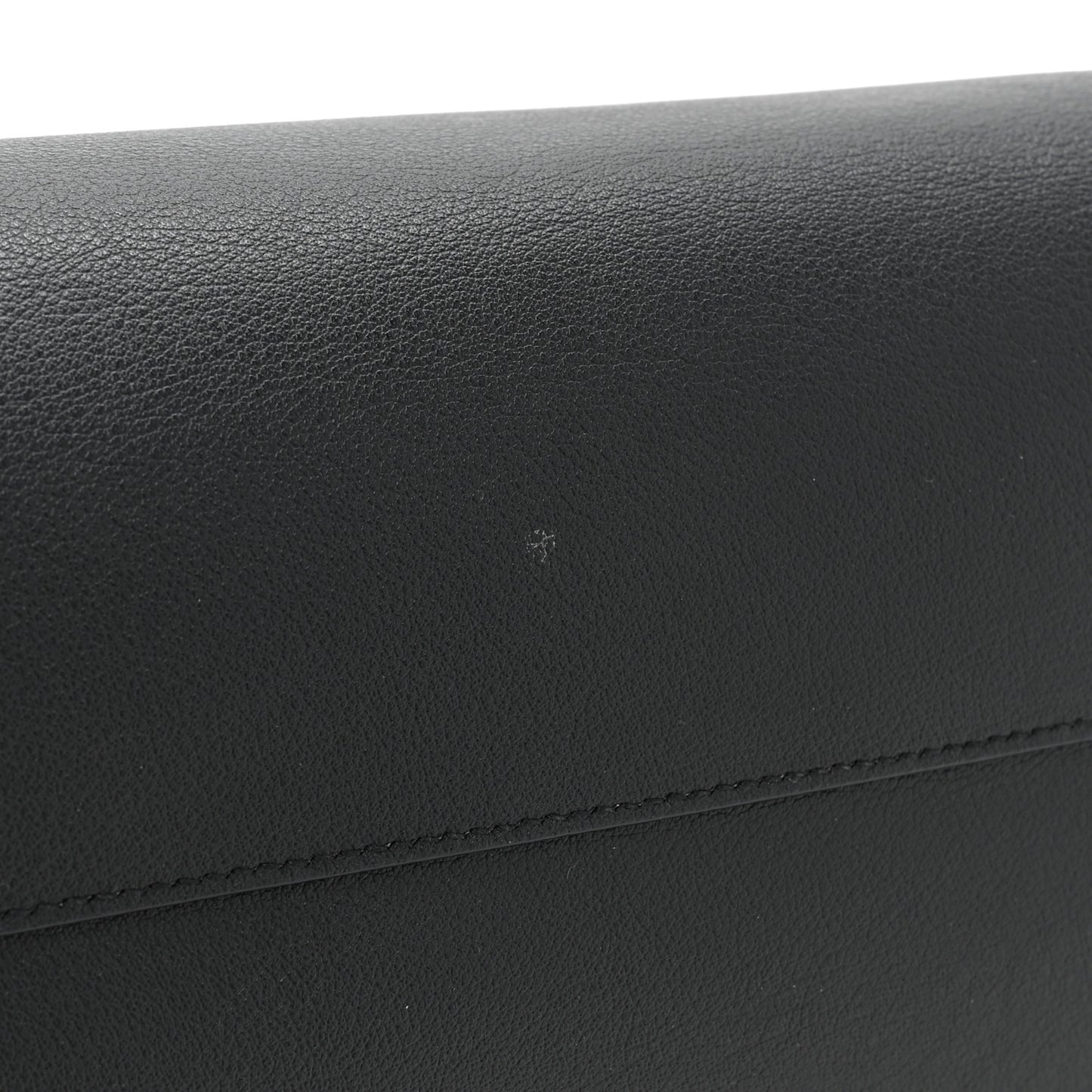 Calfskin Large Shopping Tote Black
