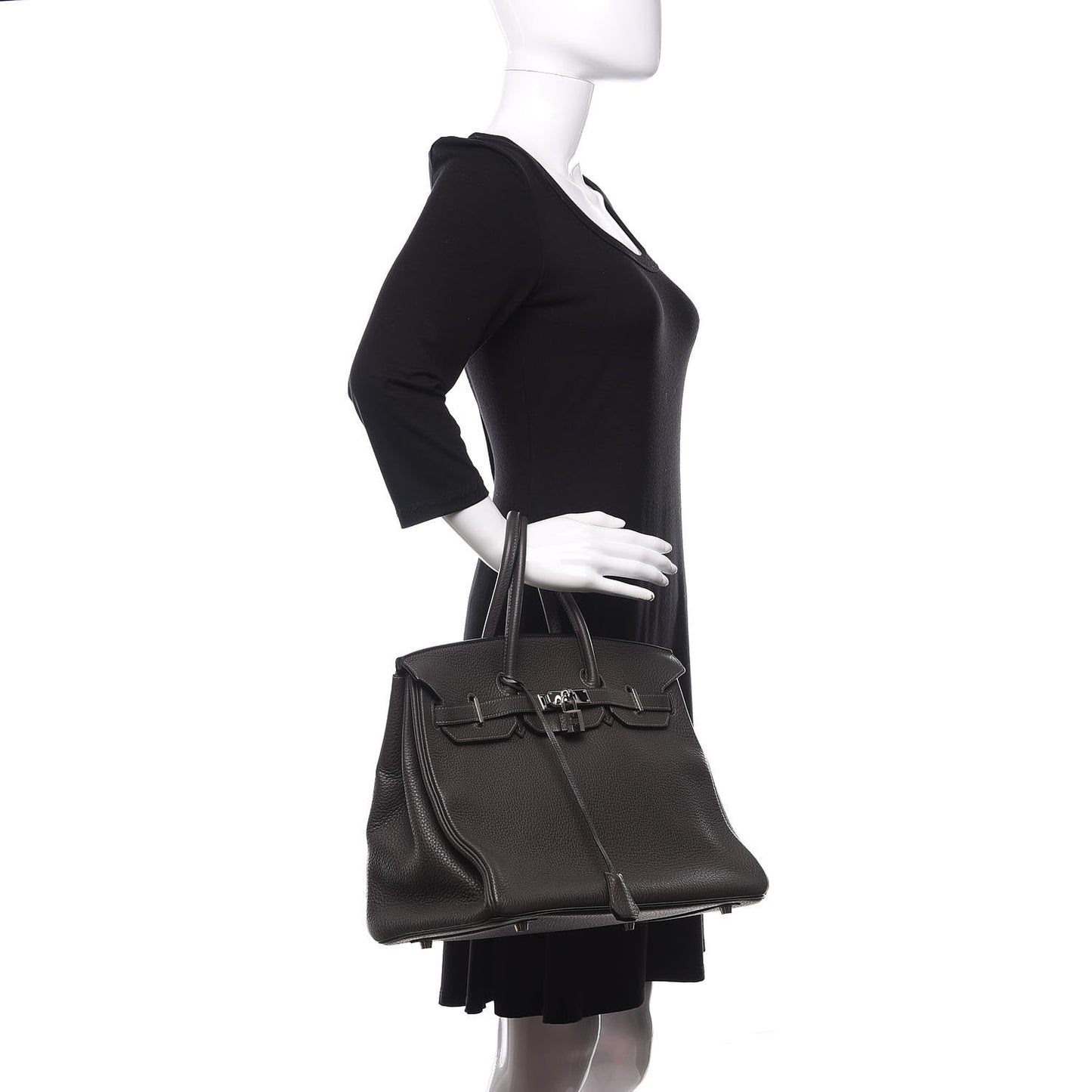 Taurillon Clemence Birkin 35 Graphite