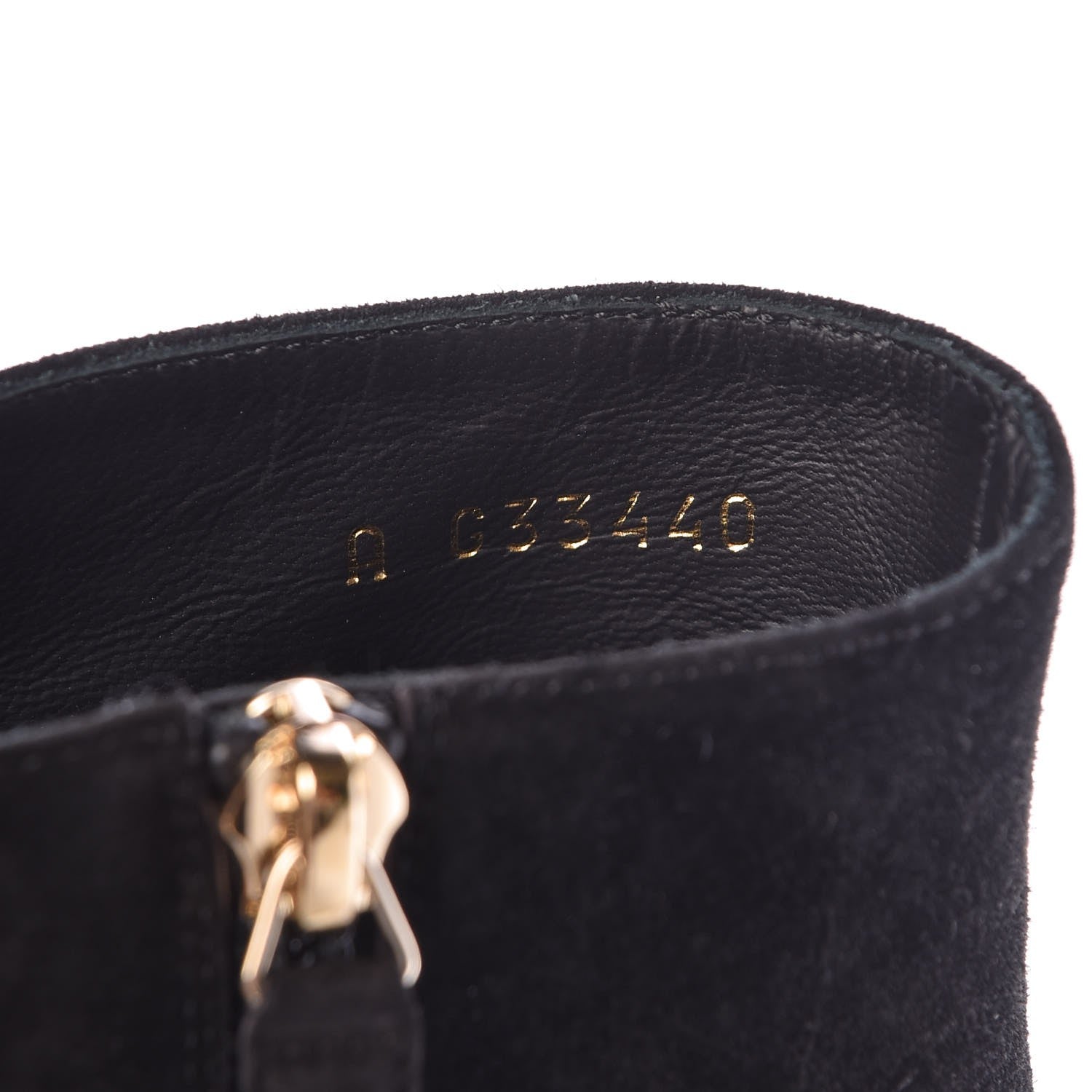 Chanel Suede Calfskin Pearl Cap Toe Short Boots 38 Black 7 of 8
