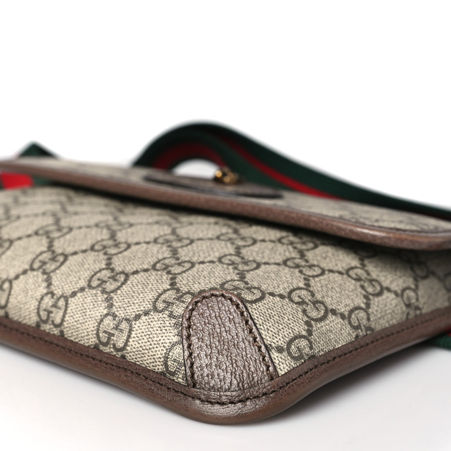 Gucci GG Supreme Monogram Neo Vintage Web Belt Bag Brown 10 of 10