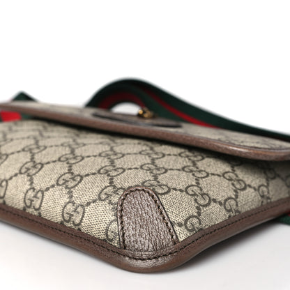 Gucci GG Supreme Monogram Neo Vintage Web Belt Bag Brown 10 of 10