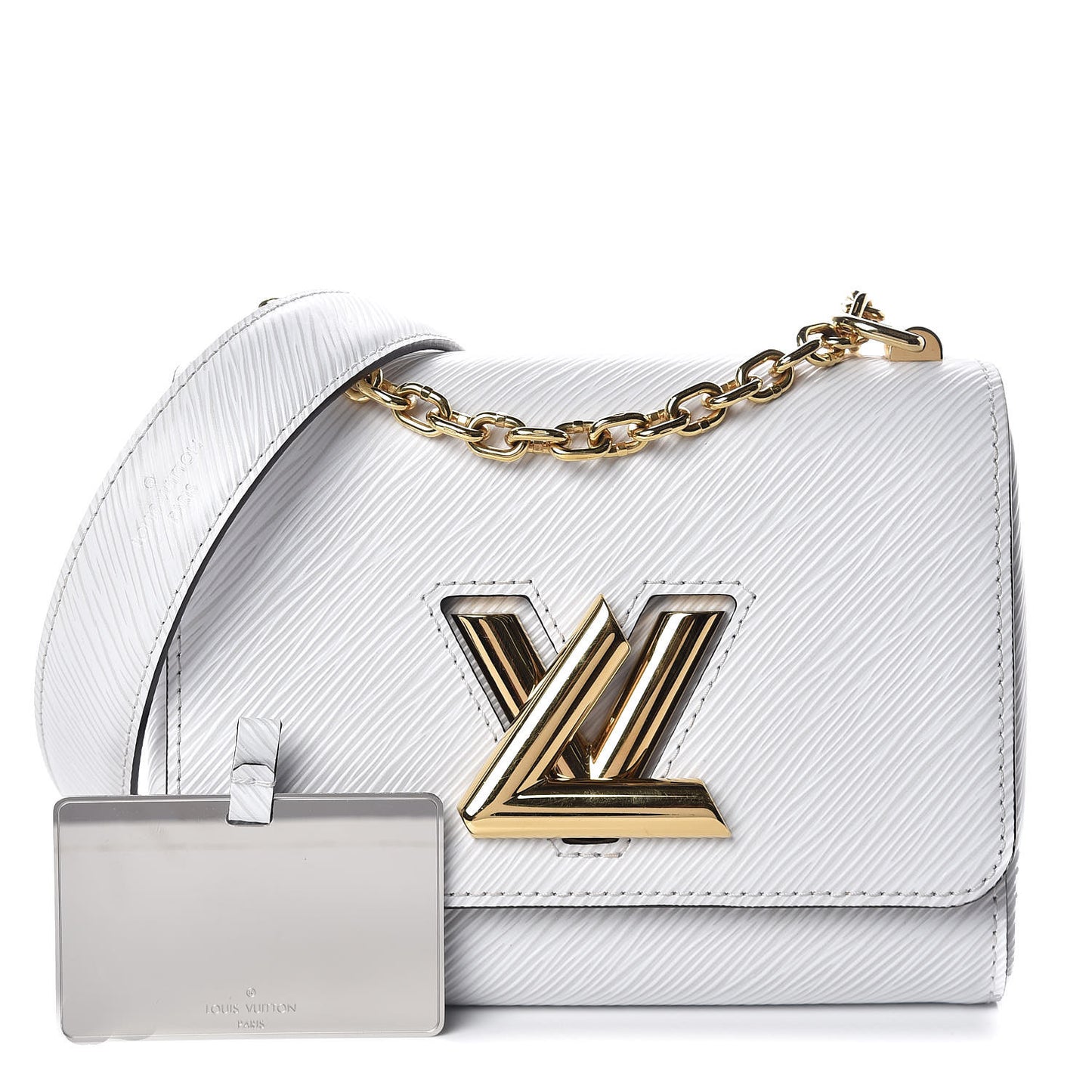 Epi Twist Shoulder Bag PM White