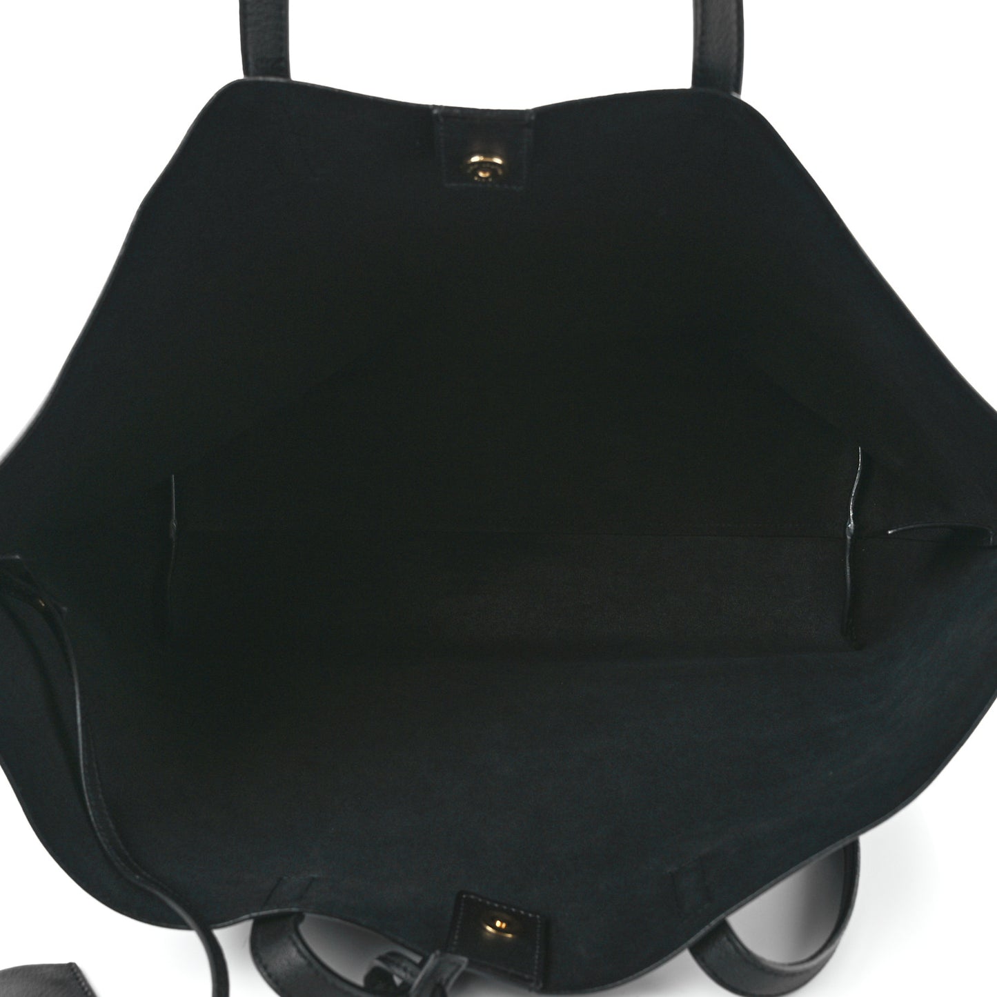Calfskin Large Shopping Tote Black