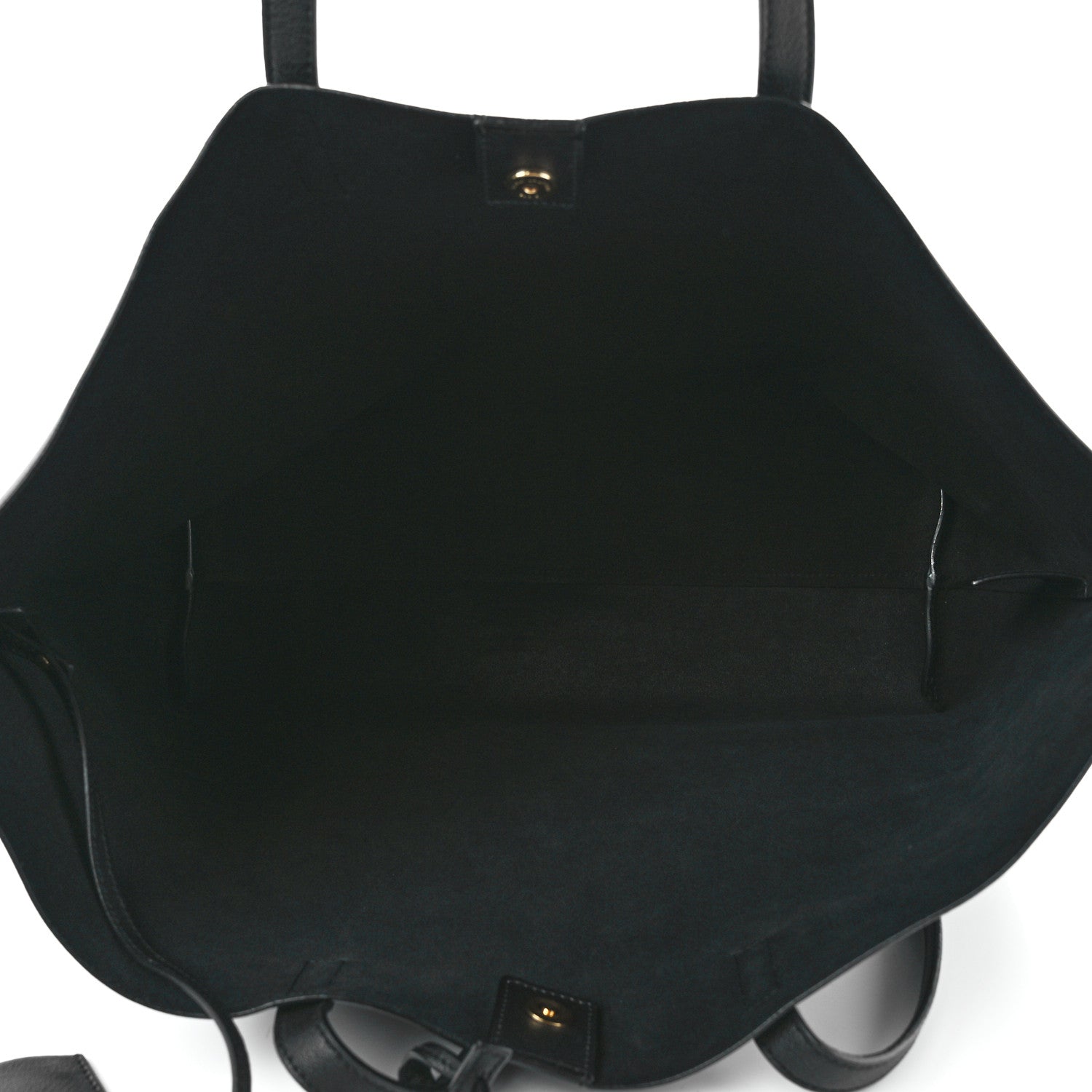 Saint Laurent Calfskin Large Shopping Tote Black 6 of 14