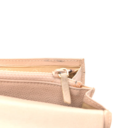 Chanel Grained Calfskin CC Button Yen Wallet Beige 27 of 27