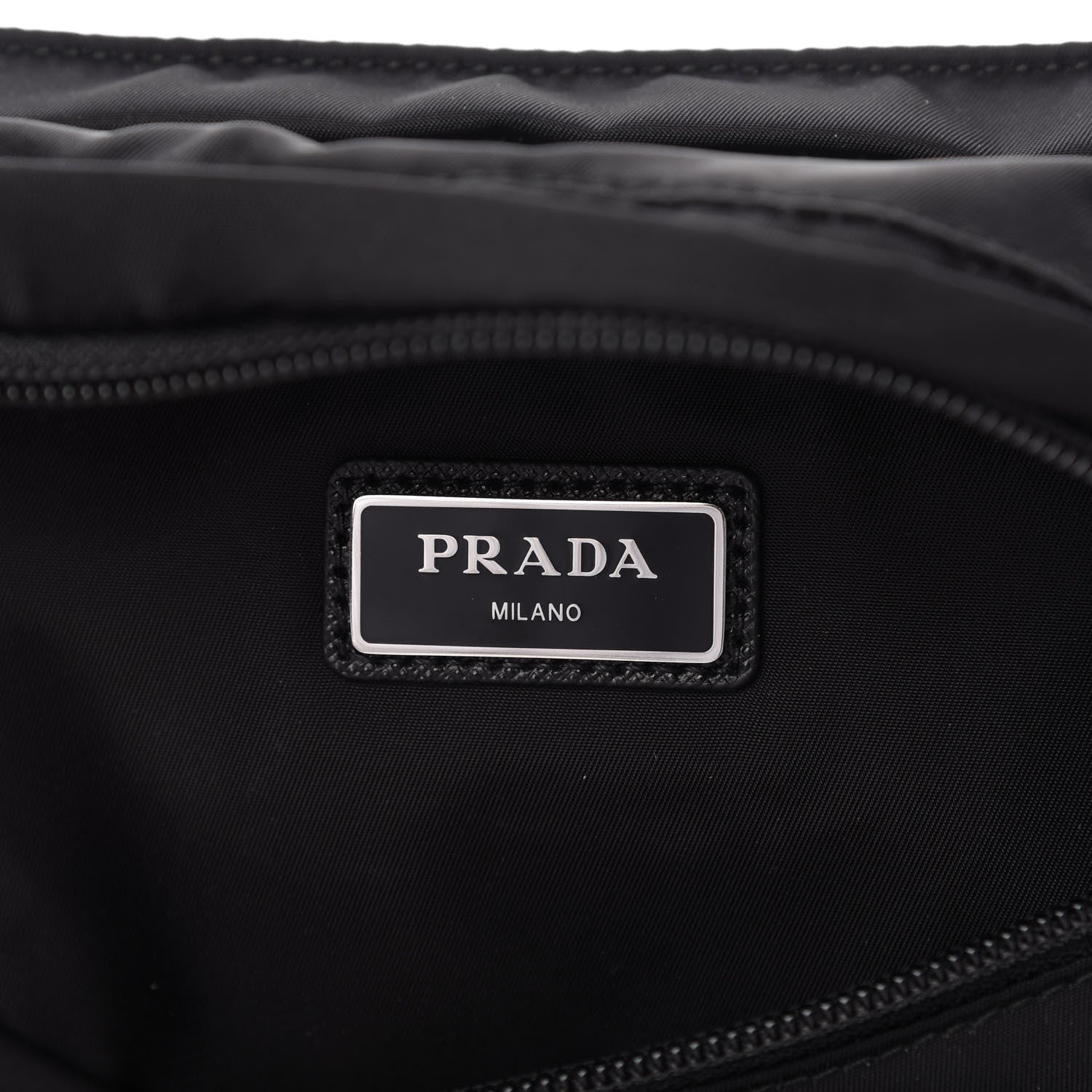 Prada Tessuto Nylon Montagna Belt Bag Black 8 of 10