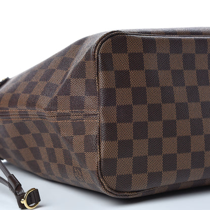 Louis Vuitton Damier Ebene Neo Neverfull MM Rose Ballerine 9 of 11