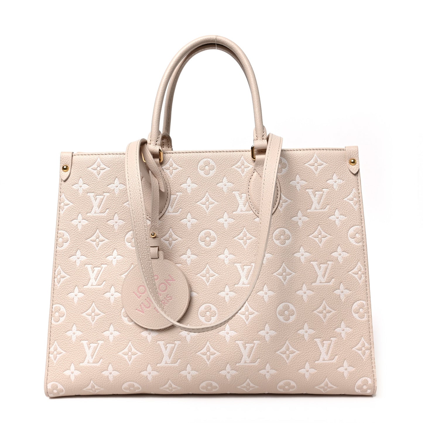 Empreinte Monogram Spring In The City Onthego MM Beige Pink Yellow