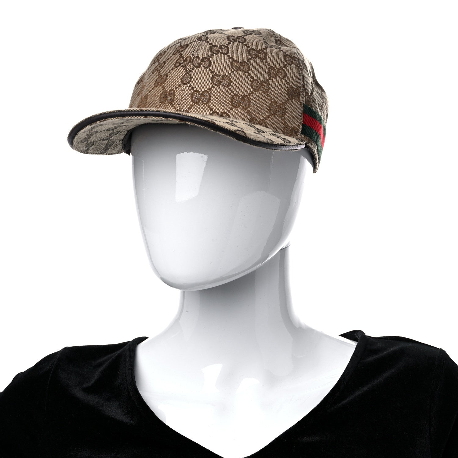 Gucci Monogram Web Baseball Hat XS Beige Cocoa 3 of 10