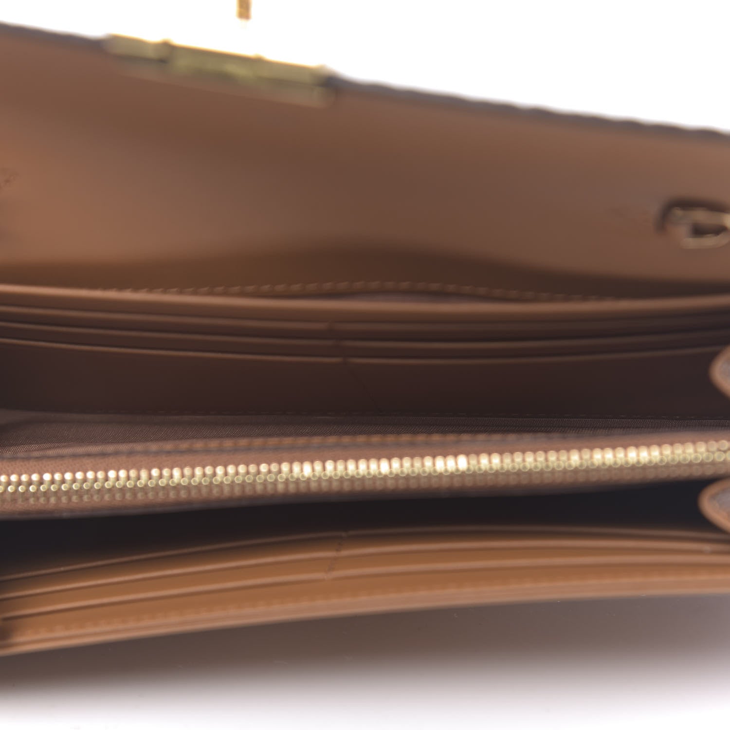 MCM Visetos Large Patricia Wallet On Chain Cognac 5 of 10