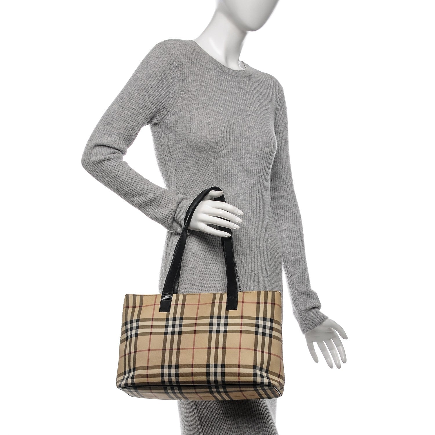 Burberry House Check Regent Tote Black 2 of 9