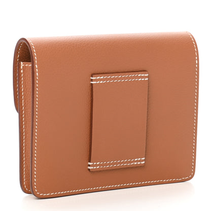 Hermes Evercolor Roulis Slim Wallet Gold 4 of 8