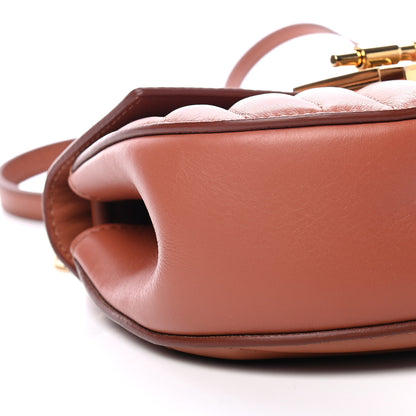 Chloe Calfskin Quilted Mini Drew Bijou Shoulder Bag Chestnut Brown 7 of 8