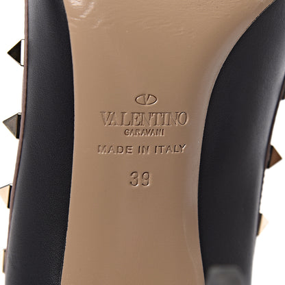Valentino Garavani Nappa Rockstud 100mm Pumps 39 Black Poudre 8 of 13