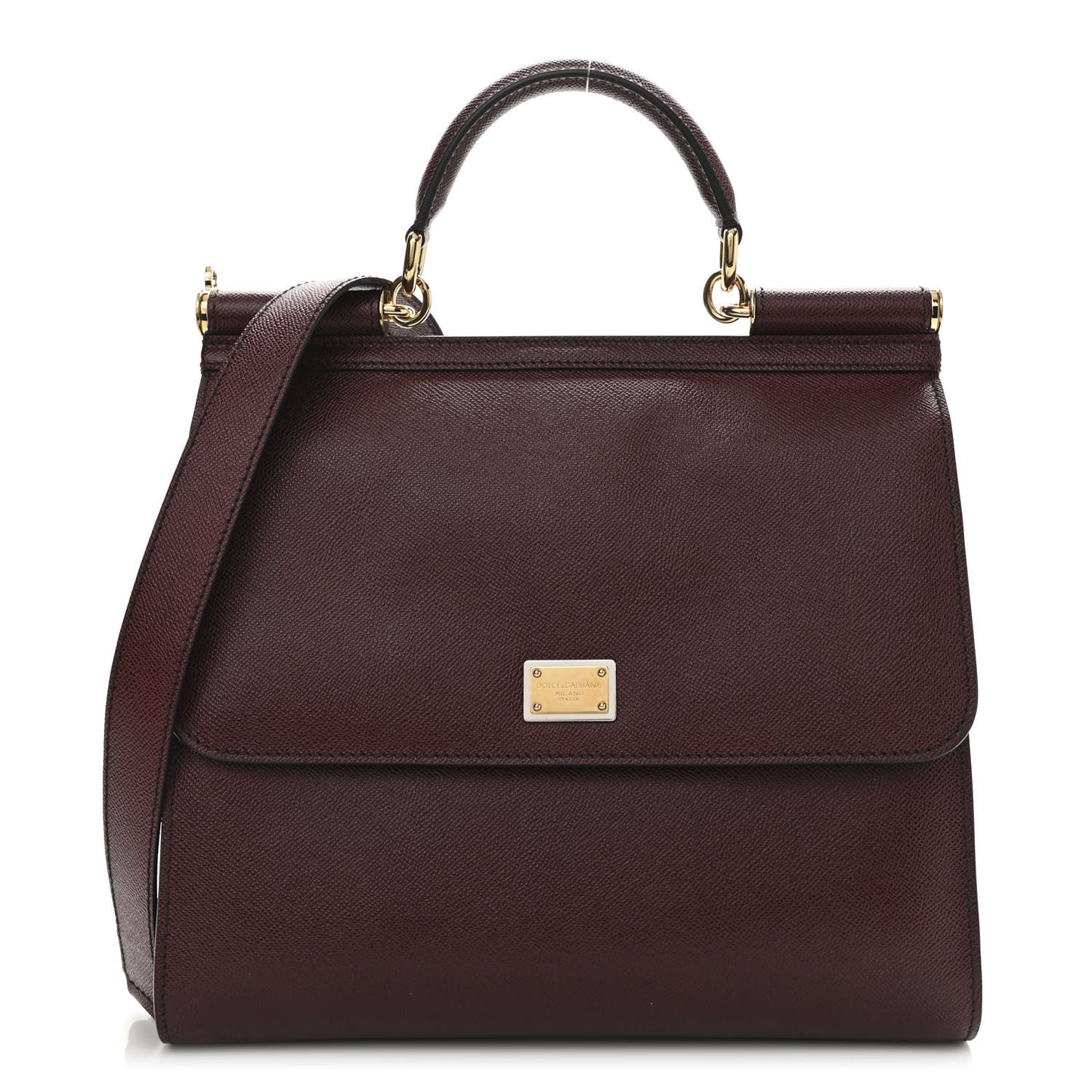 Dauphine Large Miss Sicily Satchel Burgundy