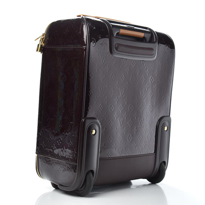 Louis Vuitton Vernis Pegase 45 Rolling Luggage Amarante 2 of 11