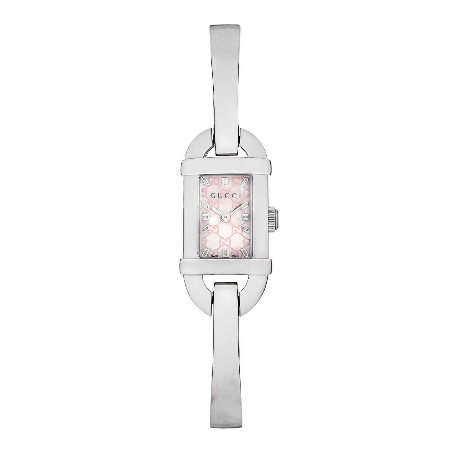 Stainless Steel Pink Mother of Pearl 16mm 6800L Quartz Watch