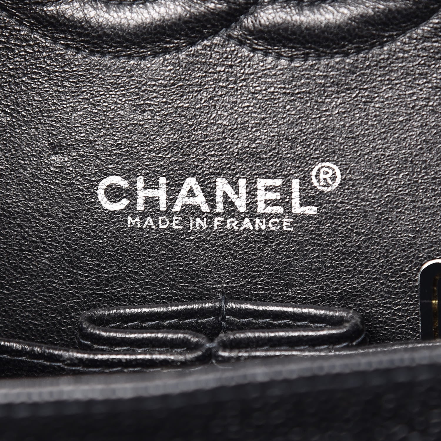 Chanel Caviar Quilted Medium Double Flap Black 8 of 12