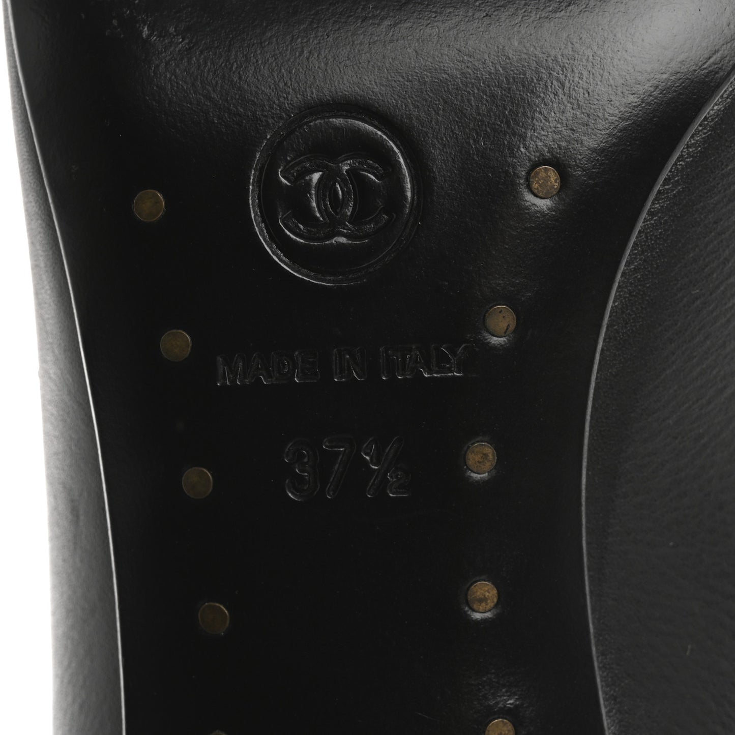 Lambskin Camellia Pumps 37.5 Black