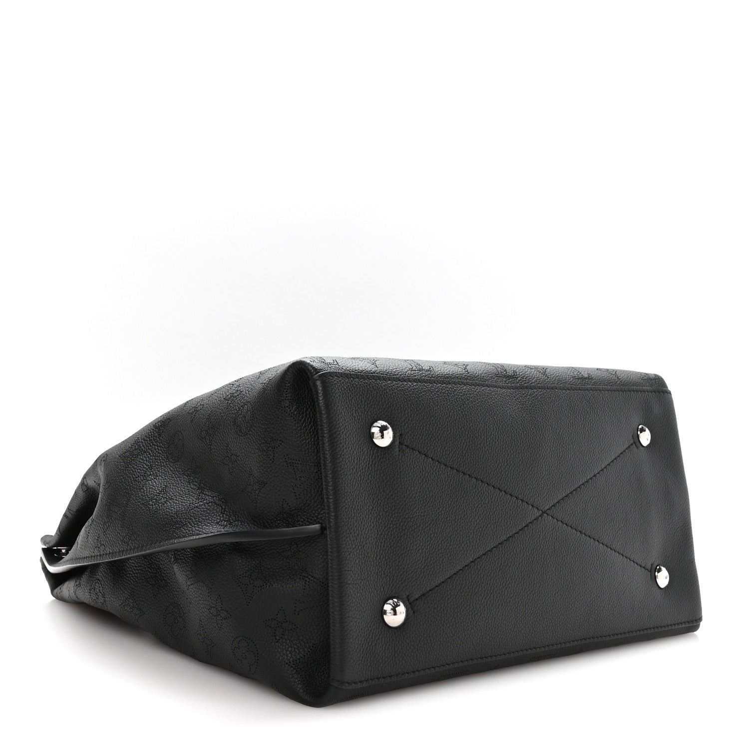 Louis Vuitton Mahina Carmel Hobo Black 3 of 8
