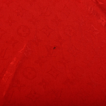 Louis Vuitton Silk Wool Monogram Shawl Pomme D'Amour 6 of 7