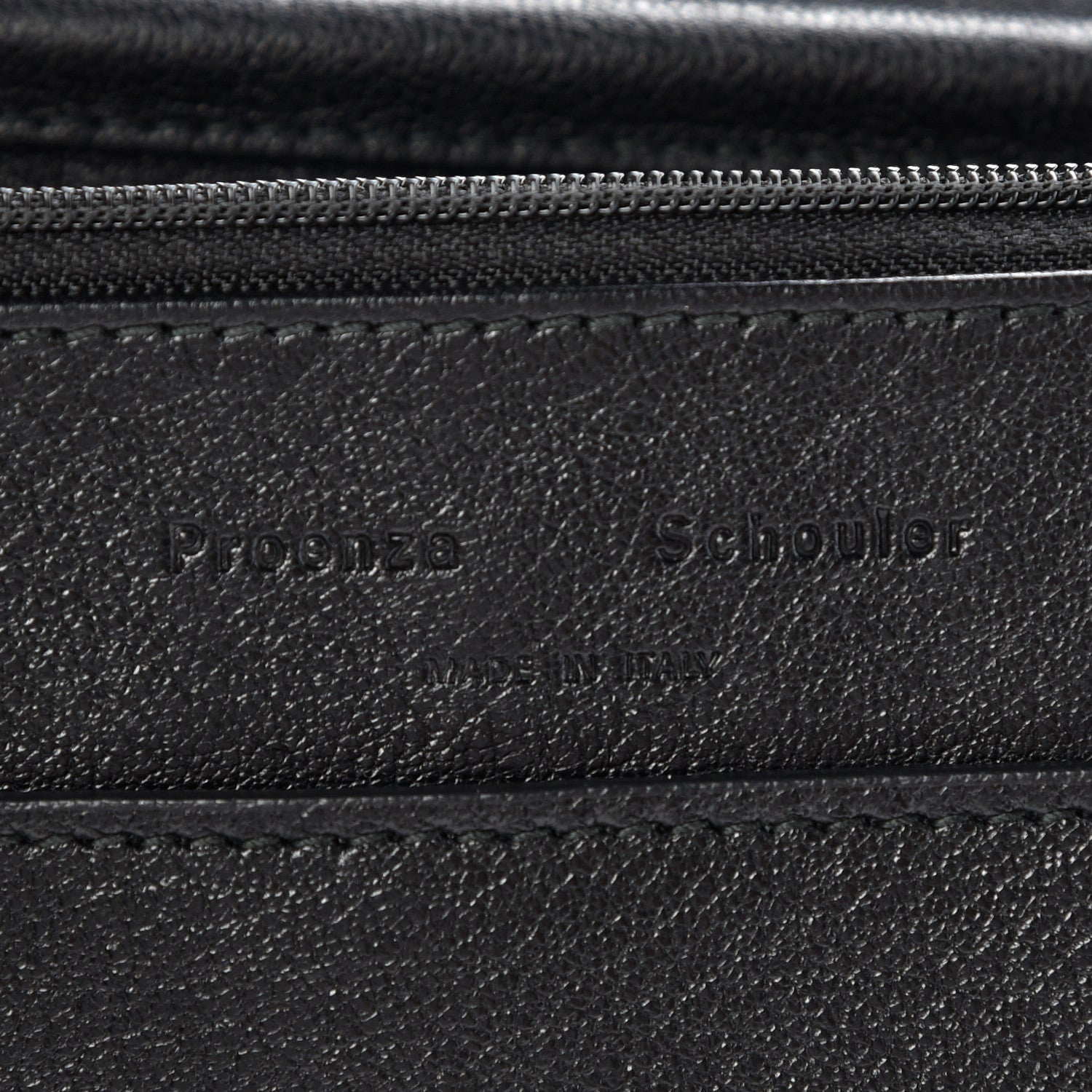 Proenza Schouler Lambskin Large PS1 Chain Wallet Black 6 of 9
