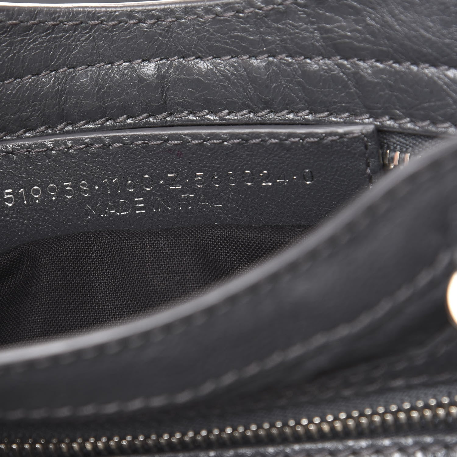 Balenciaga Agneau Giant 12 Silver Hardware Mini City Gris Fossile 6 of 9