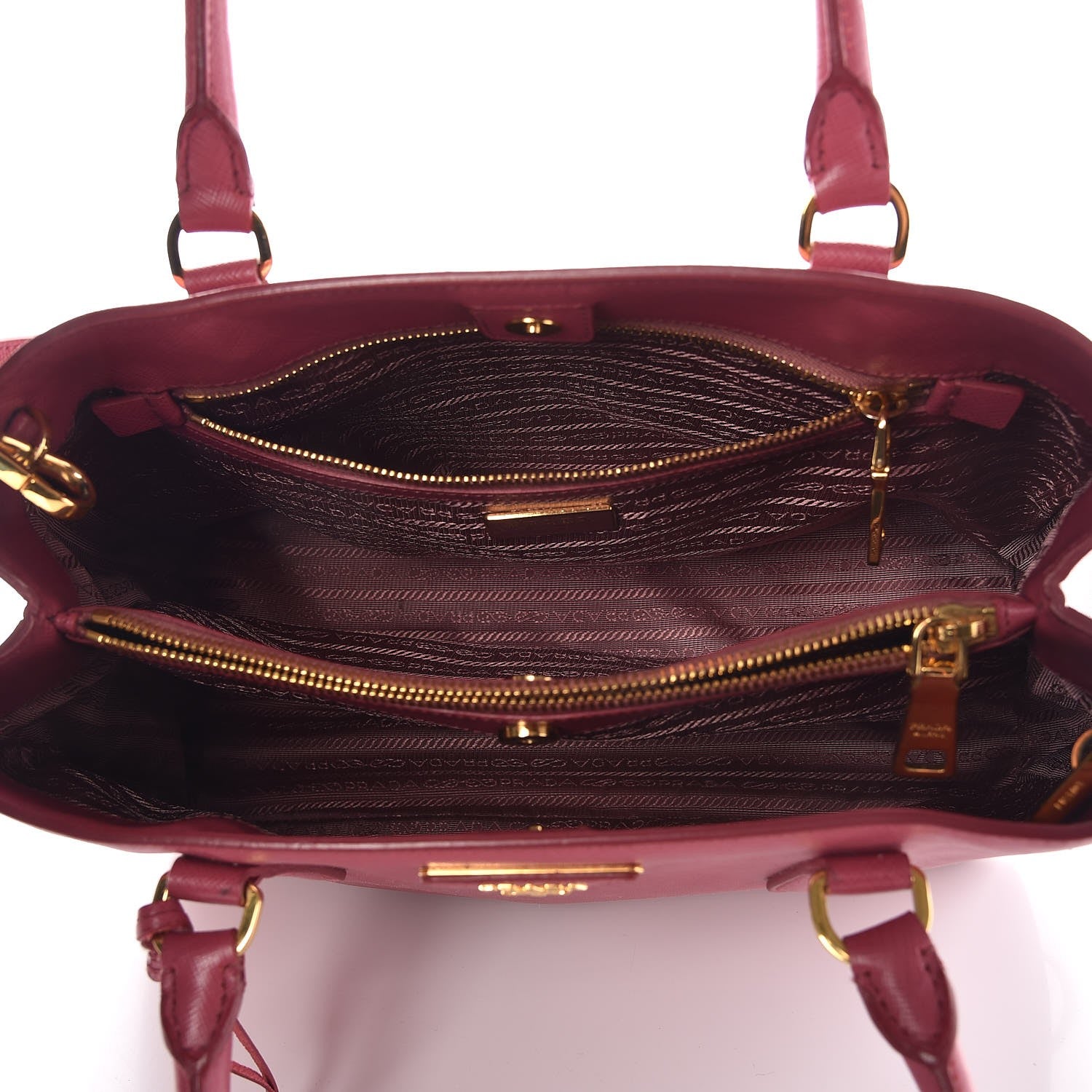 Prada Saffiano Lux Medium Tote Bruyere 6 of 18