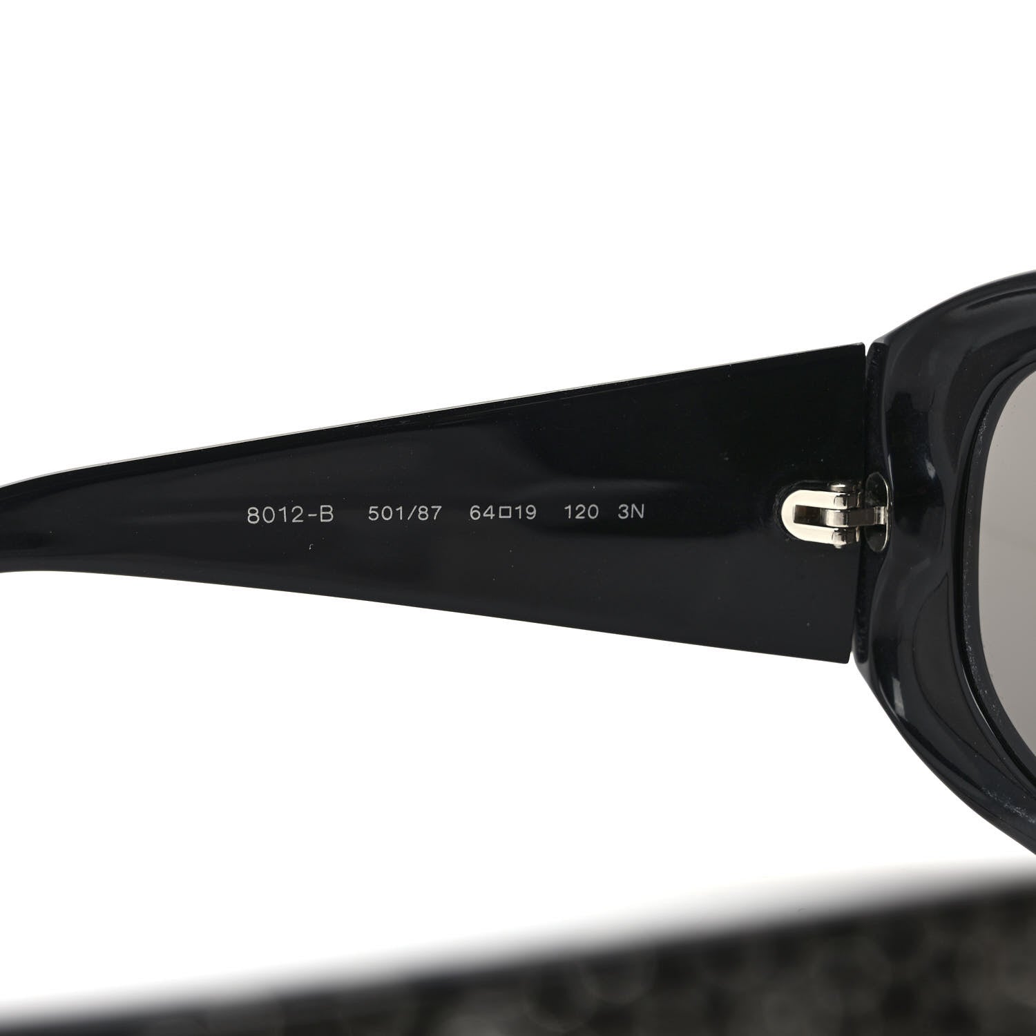 Bulgari Crystal Sunglasses 8012-B Black 7 of 8