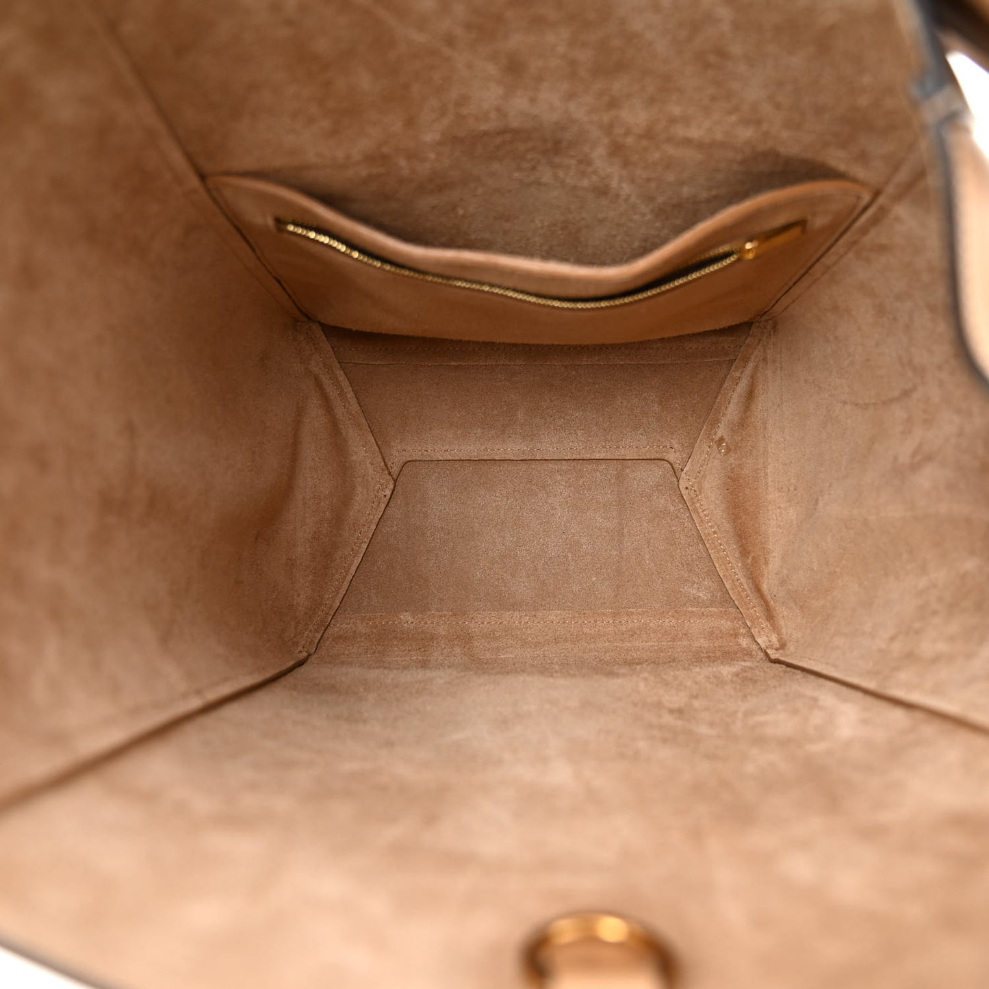 Natural Calfskin Sangle Bucket Bag Light Camel
