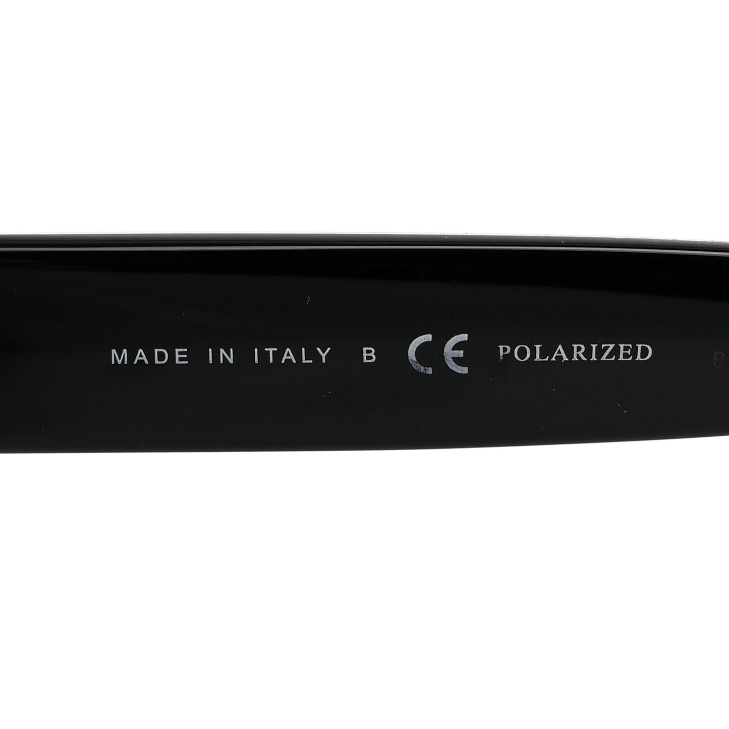 Acetate Polarized Square CC Sunglasses 5380 Black
