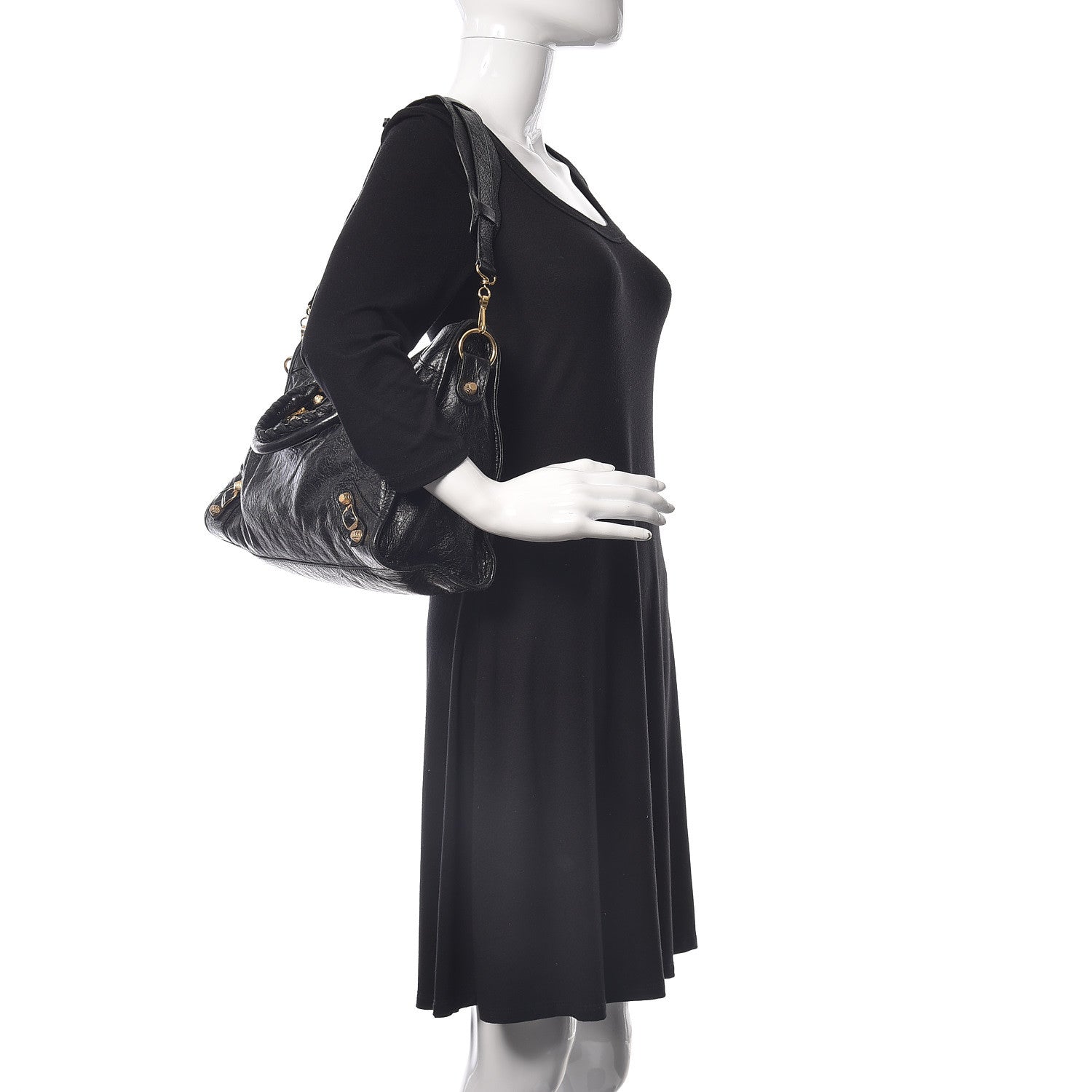 Balenciaga Agneau Giant 12 Gold Hardware City Black 3 of 10