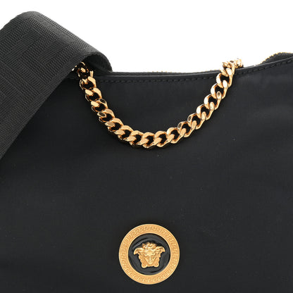 Versace Nylon Medusa Small Shoulder Bag Black 8 of 12
